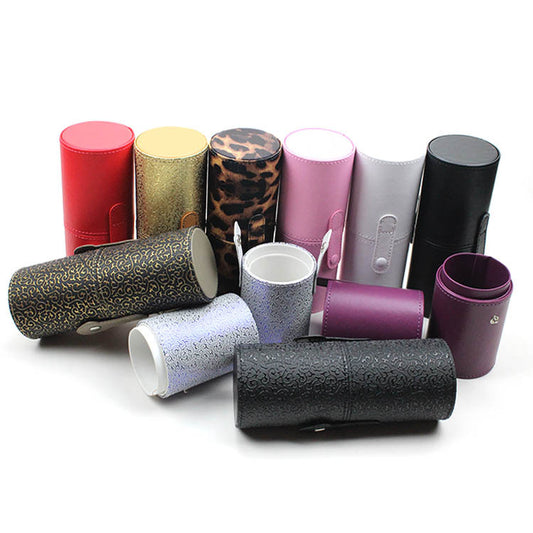 Porte-pinceaux maquillage rond - Élégant & pratique