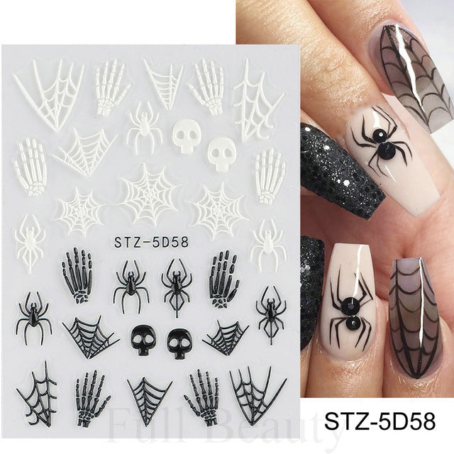 Nail Art Sticker | Halloween | STZ-5D58