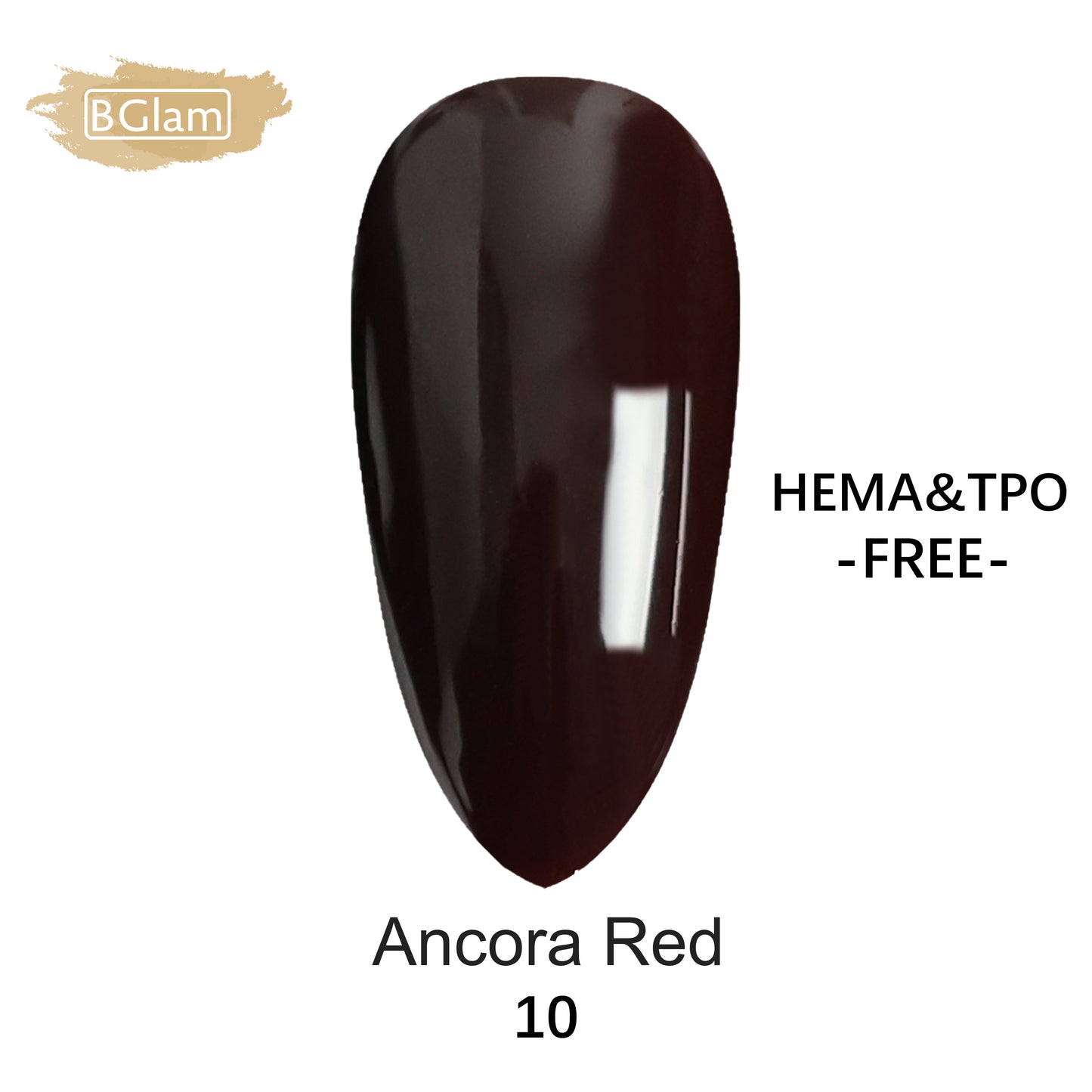 BGLAM Gel polish 15ml | Rouge Ancora 10