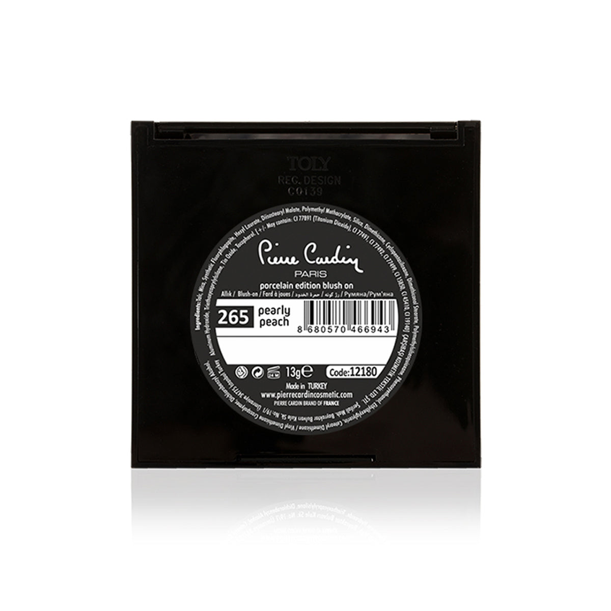 Pierre Cardin Porcelain Edition Blush On Pearly Peach 265 - 13 g
