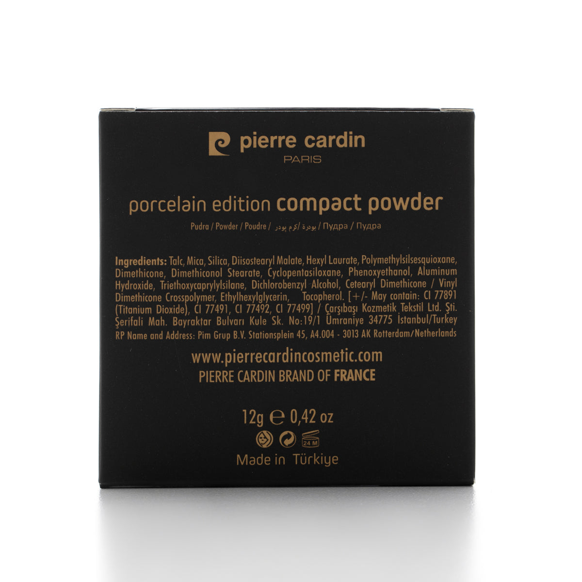 Pierre Cardin Porcelain Edition Compact Powder Beige 434 - 12 g
