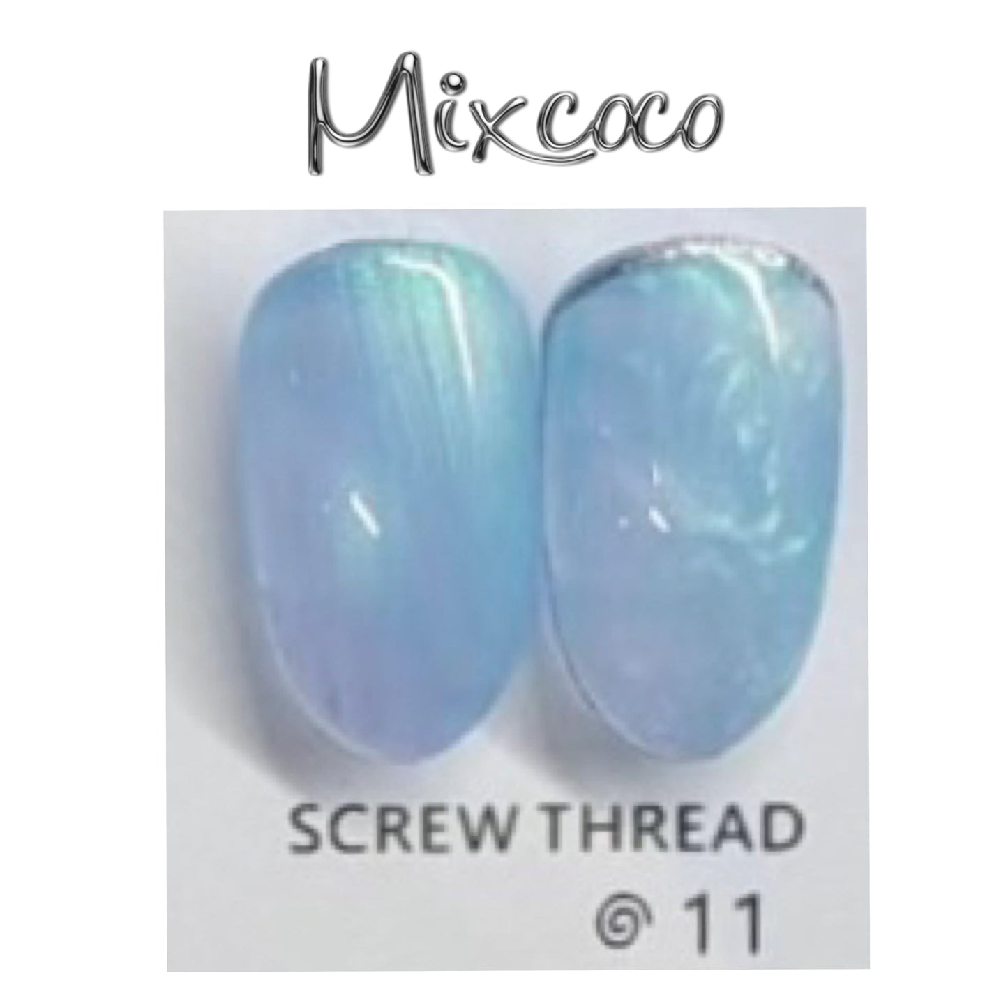 Mixcoco Soak-Off Gel Polish 15ml | Mermaid Collection | Screw Thread 11