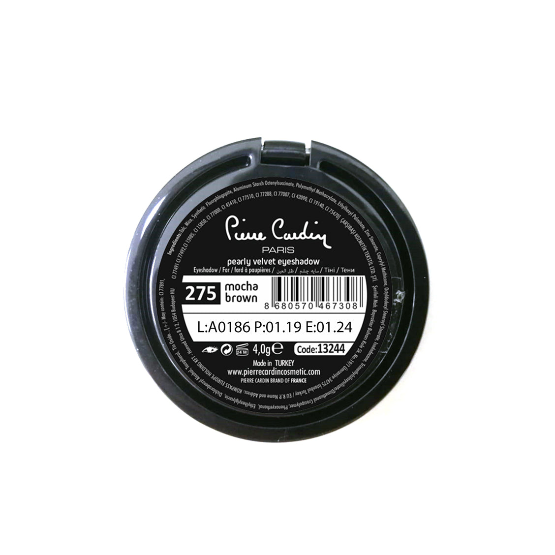 Pierre Cardin Pearly Velvet Eyeshadow Mocha Brown 275 - 4,0 gr