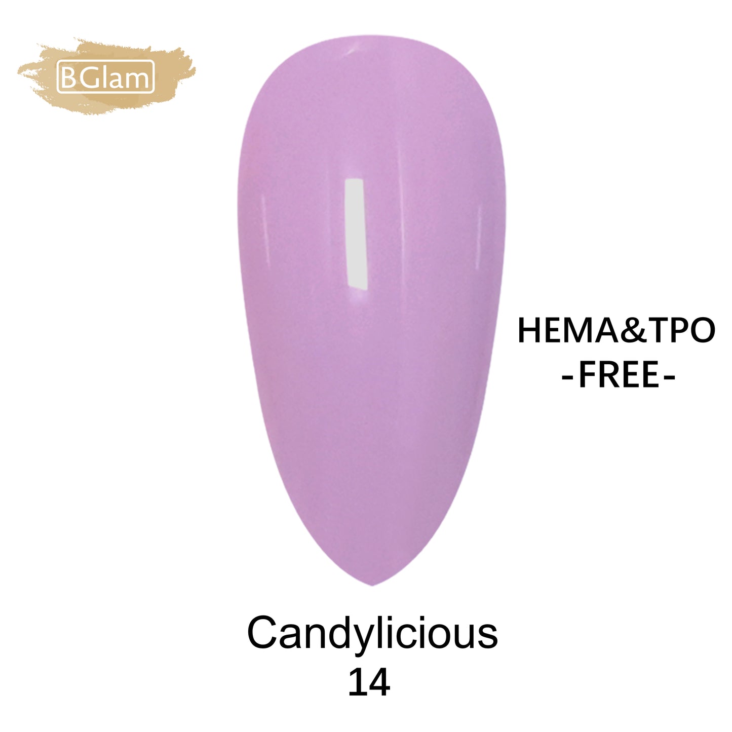BGLAM Gel polish 15ml | Candy Pastel 14