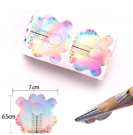 Nail Forms | Rainbow Blossom | 500 pcs