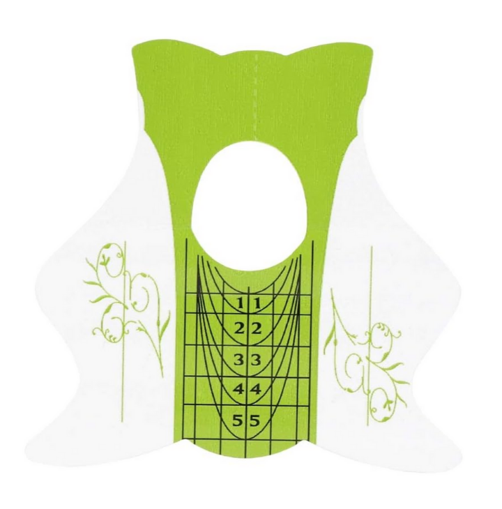 Nail Forms | Natural Green | 500 pcs