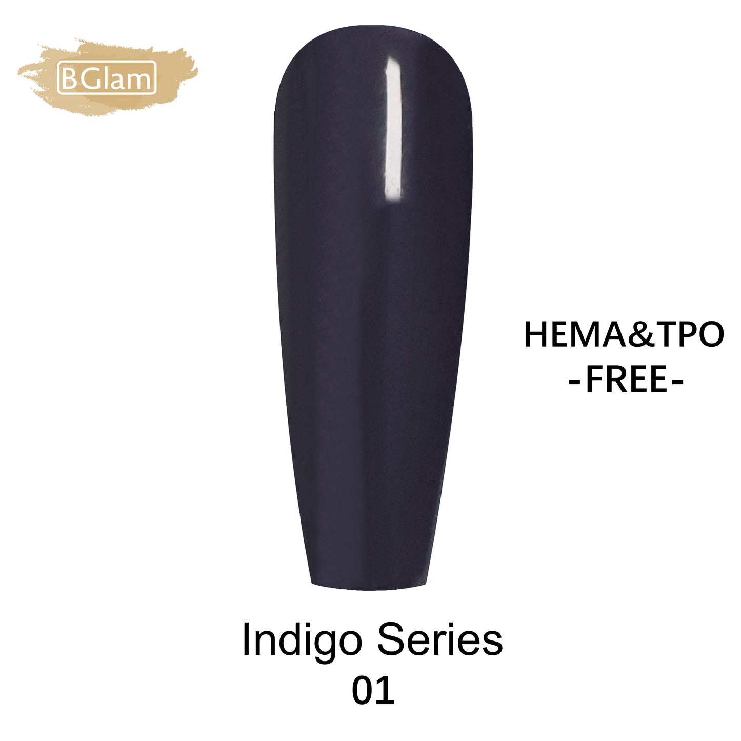 BGLAM Gel polish 15ml | Indigo 01
