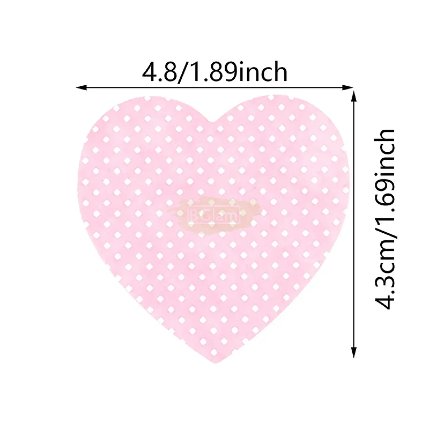 200 Pcs Heart-Shaped Lint-Free Cotton Pads