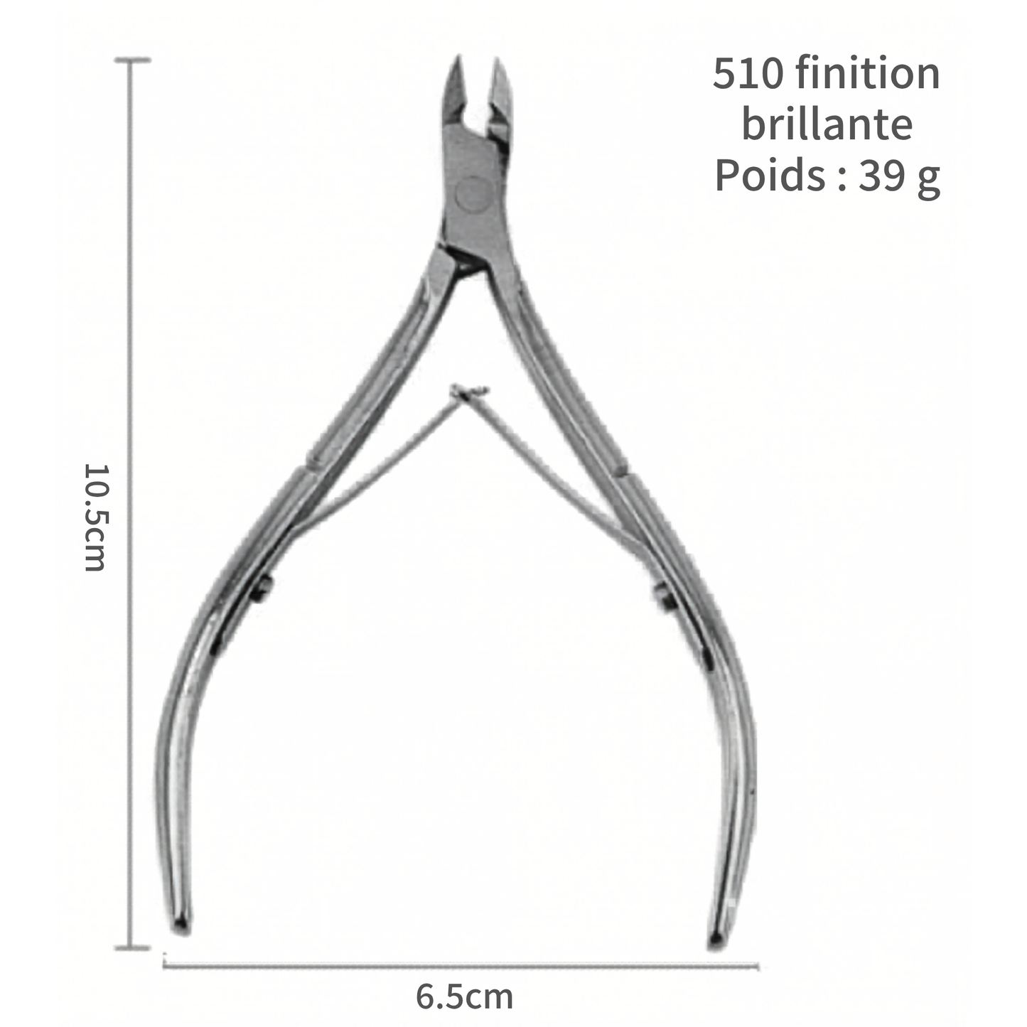 Stainless Steel Cuticle Nipper | 6.5 x 10.5cm | 39g
