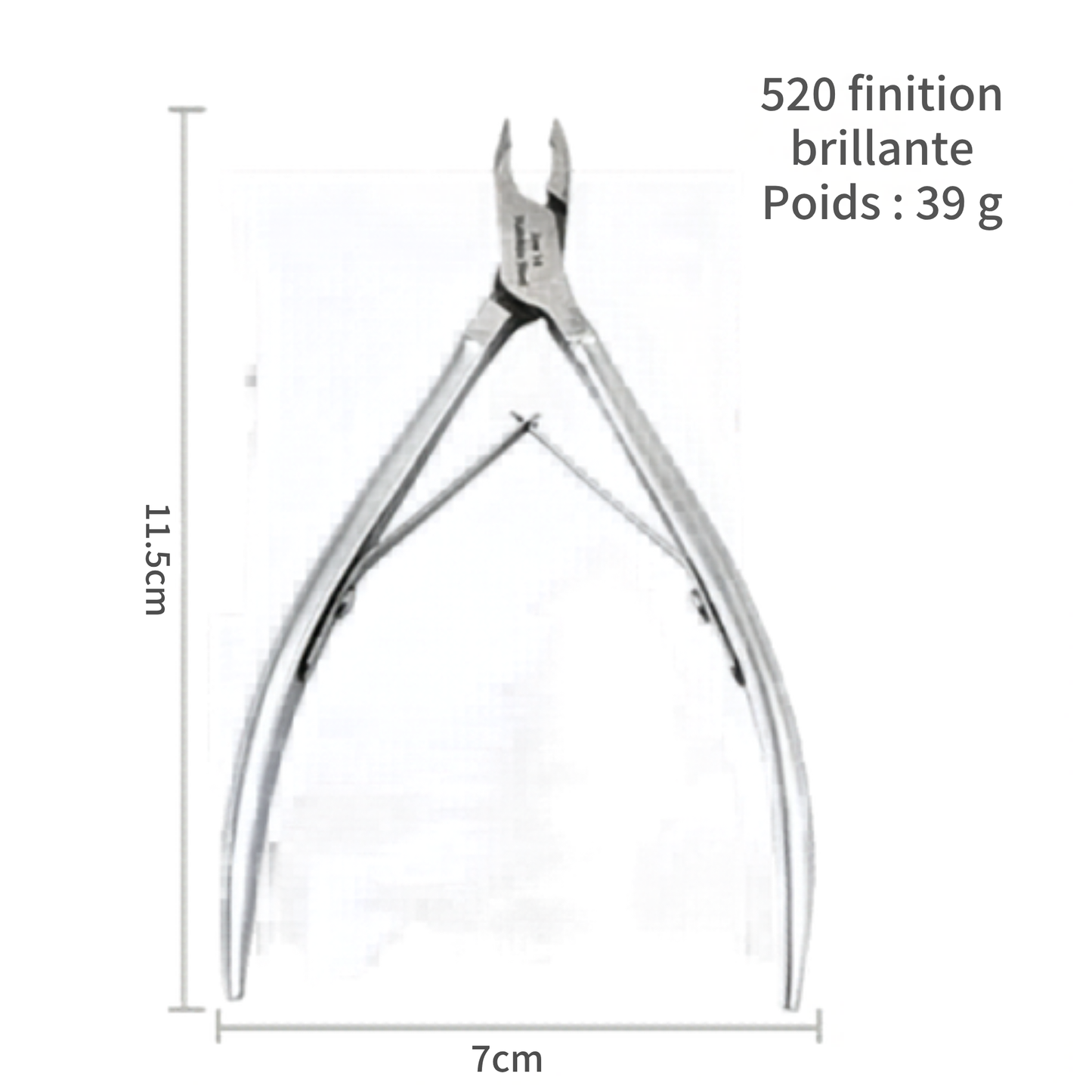 Stainless Steel Cuticle Nipper | 7 x 11.5cm | 39g