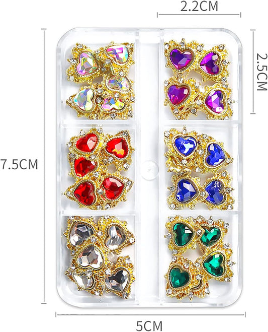 3D Nail Art Jewelry | Heart Set | 02