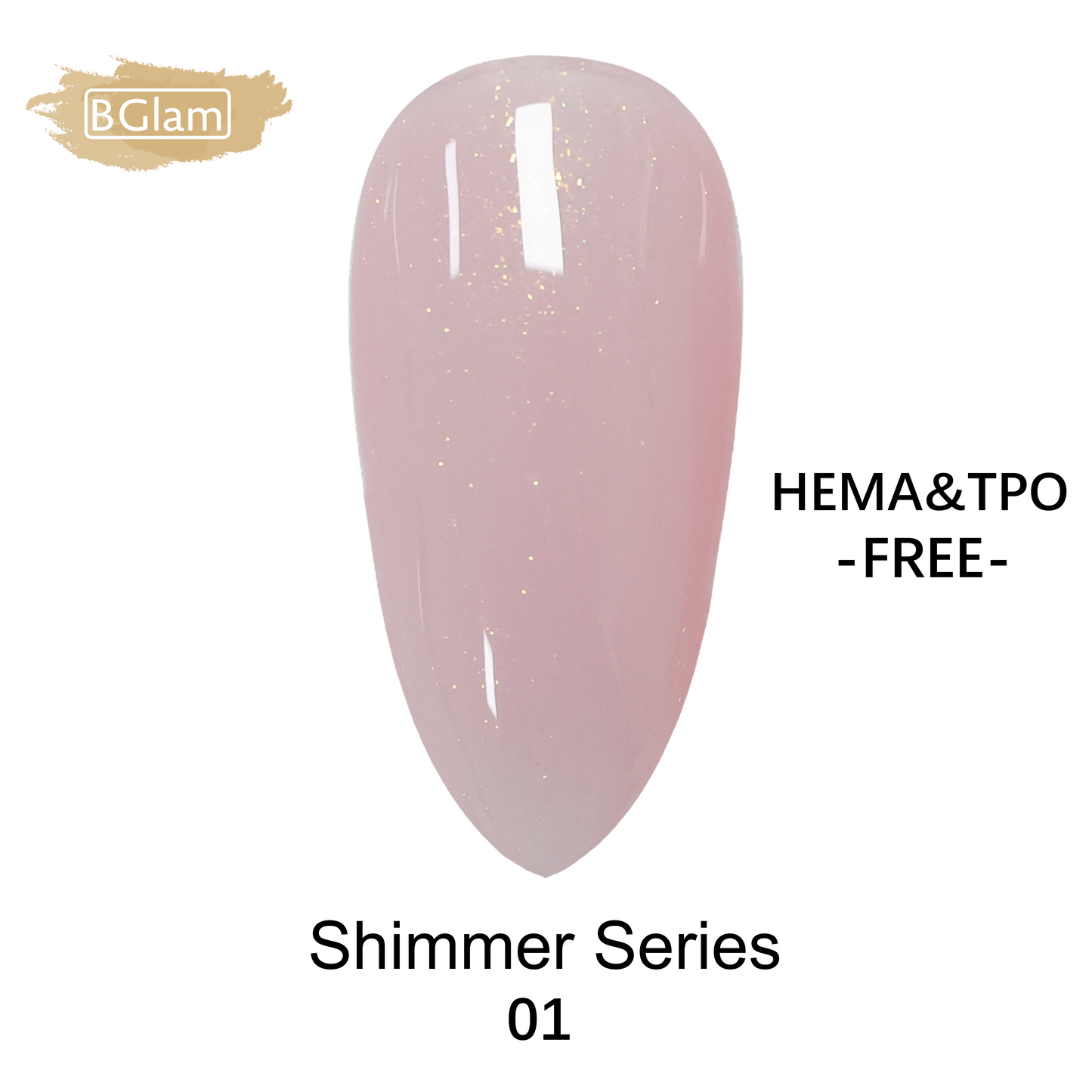 BGLAM Gel polish 15ml | Shimmer 02
