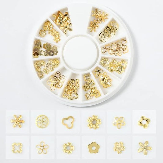 Gold Nail Art Decorations