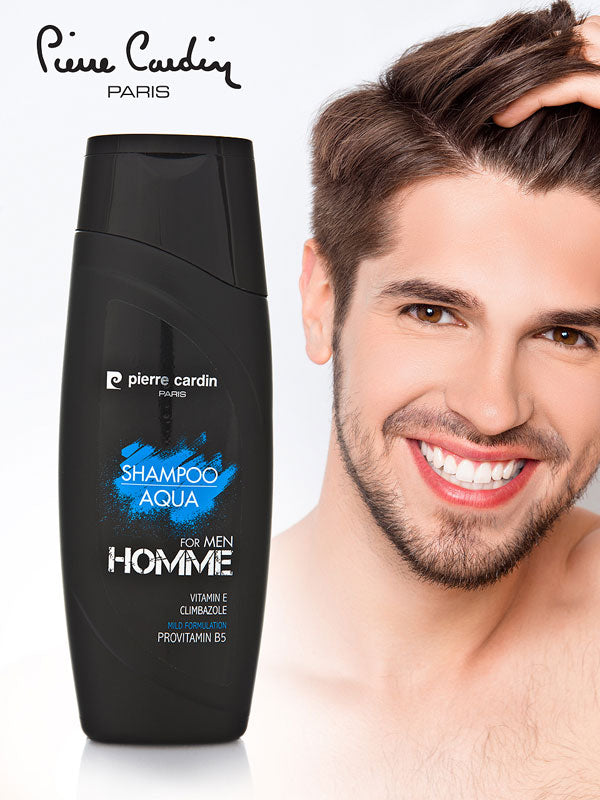 Pierre Cardin | Shampooing pour hommes | Aqua | 400 ml