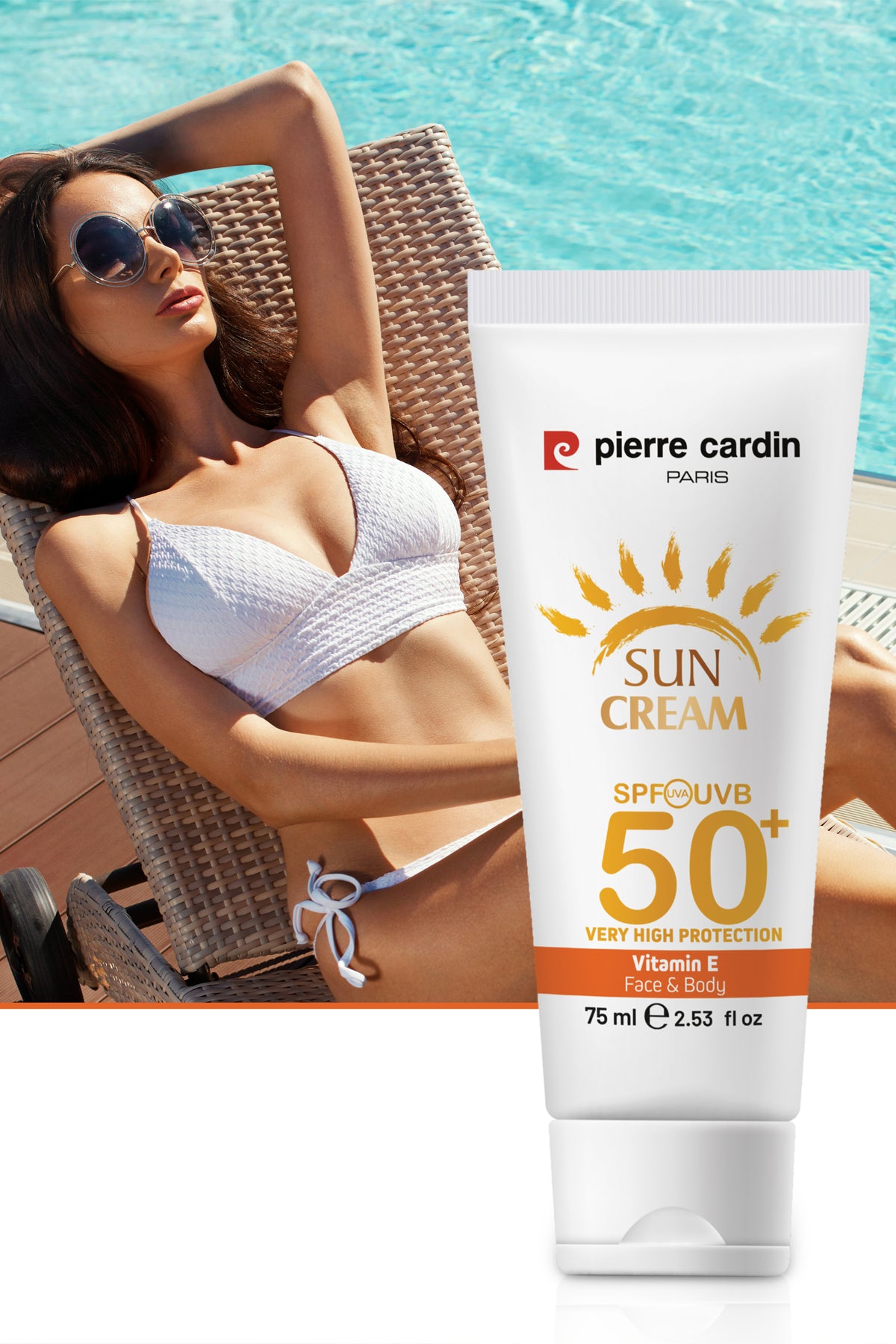Pierre Cardin | Sun Cream SPF 50+ | 75 ml