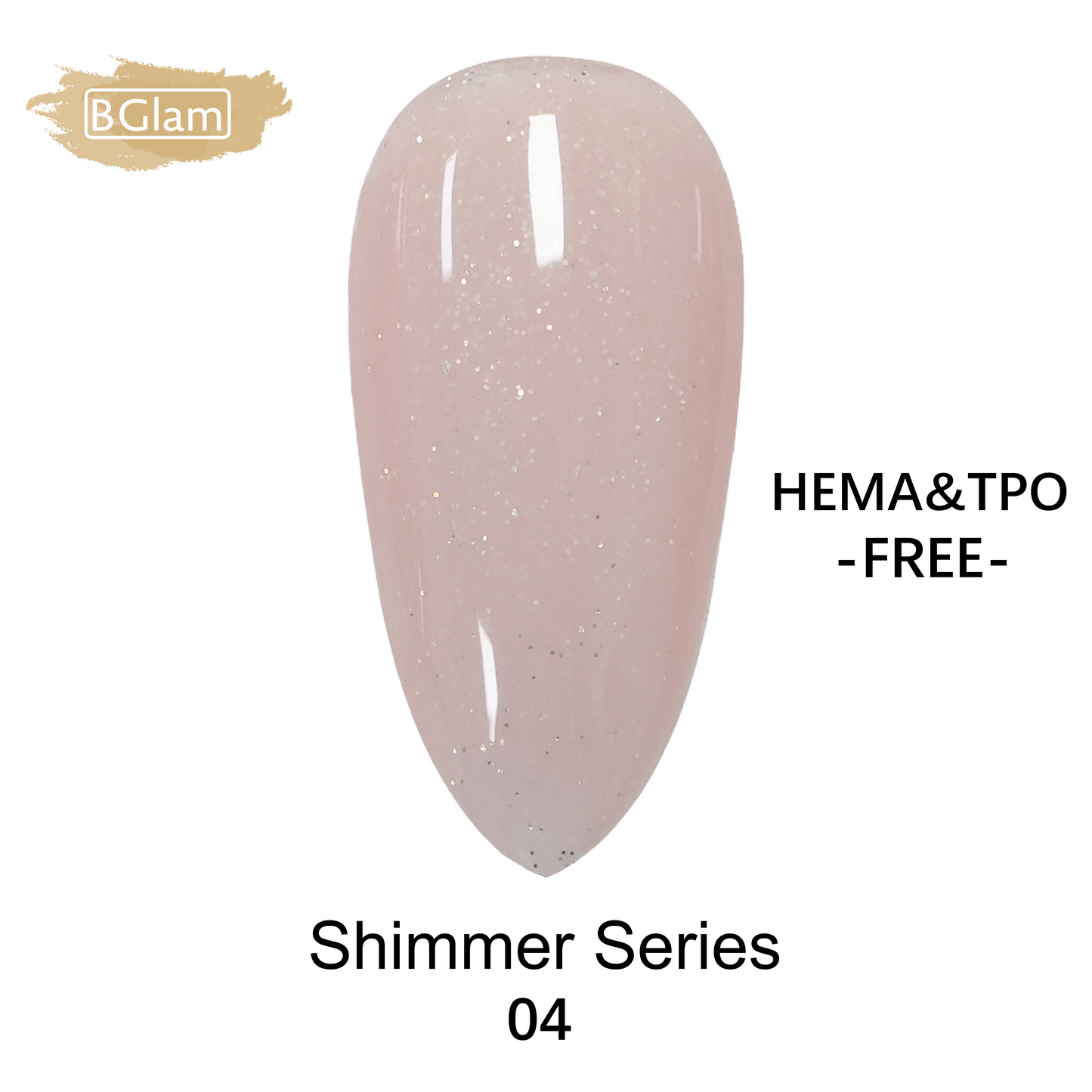 BGLAM Gel polish 15ml | Shimmer 04