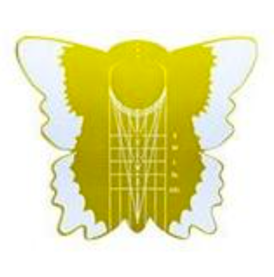 Nail Forms | Golden Butterfly | 500 pcs