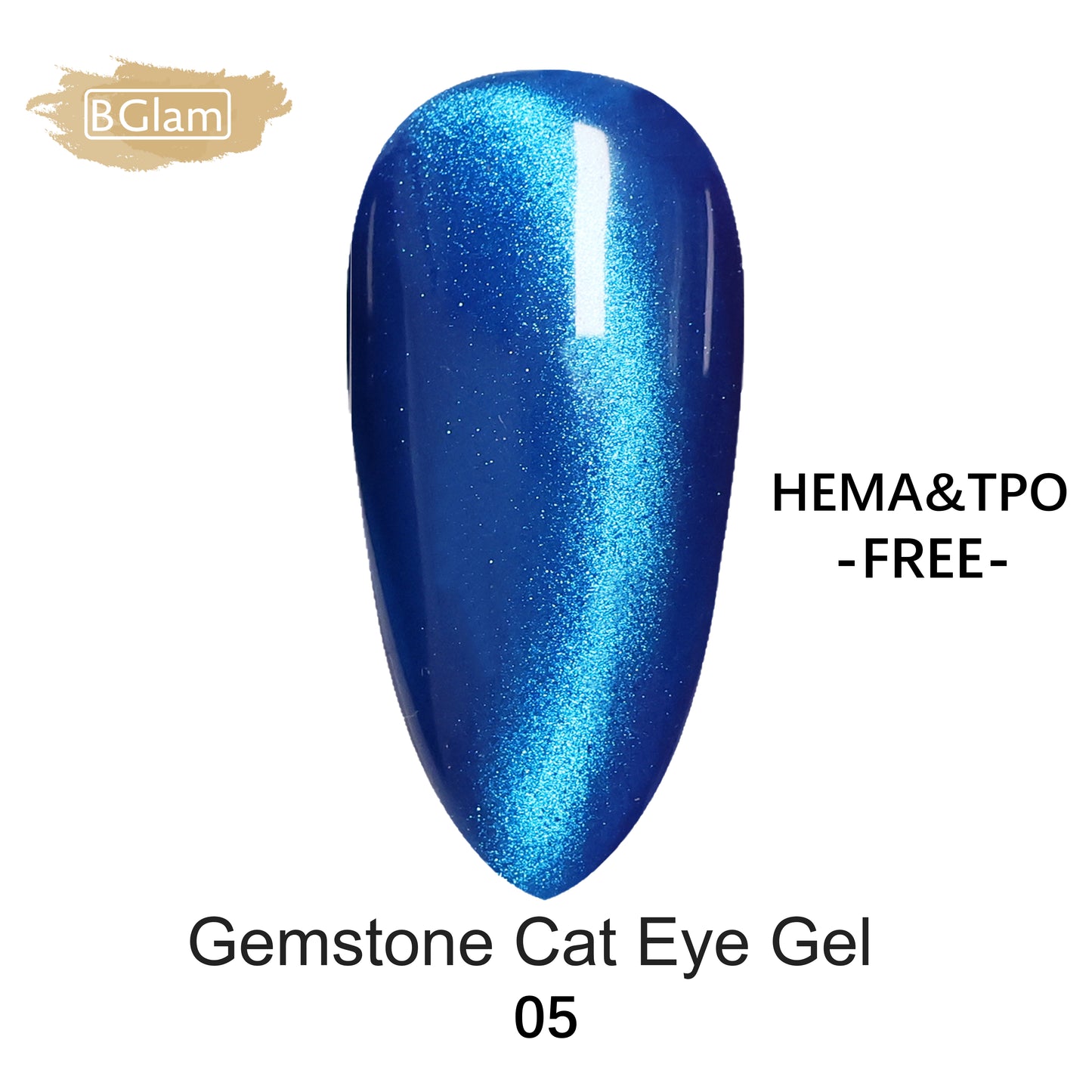 BGLAM Gel polish 15ml | Cat Eyes | Gemstone 05