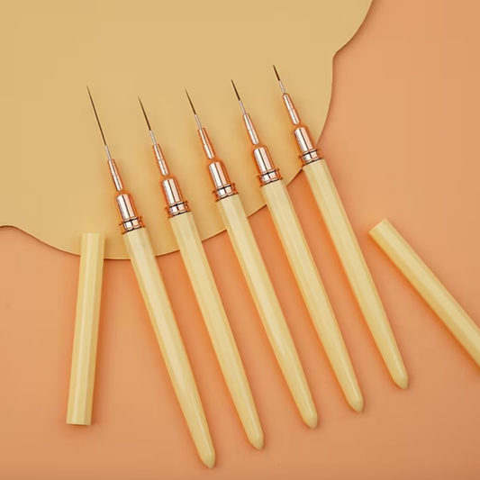 Nail Art Liner Brush Set | 5 Pieces