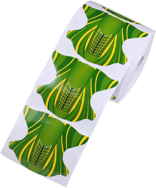 Tropical Leaf Nail Forms | 500 pcs/Roll