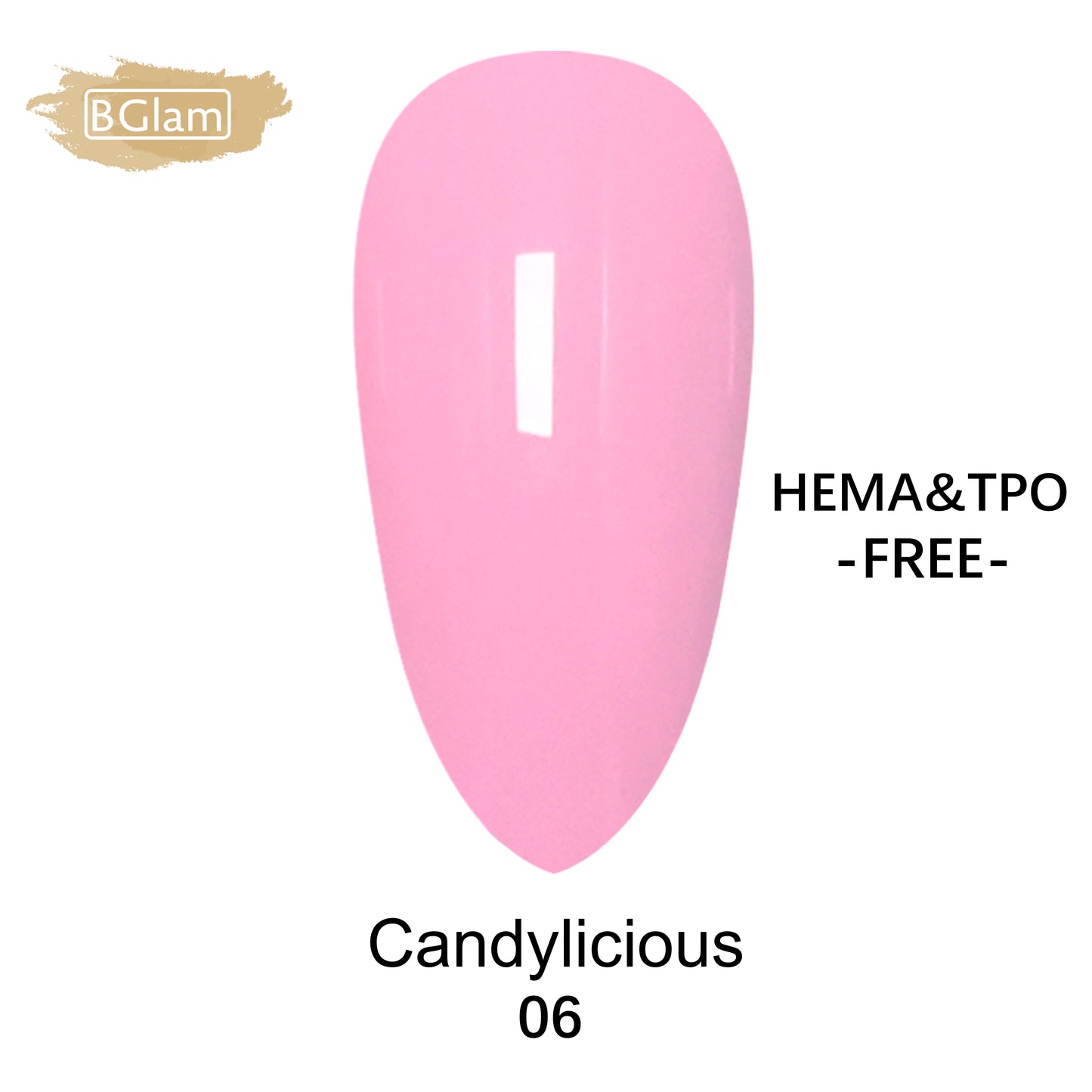 BGLAM Gel polish 15ml | Candy Pastel 06