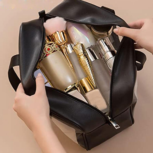 Multipurpose PVC Travel Organizer Bag | Black | 3 sizes | Sell per unit