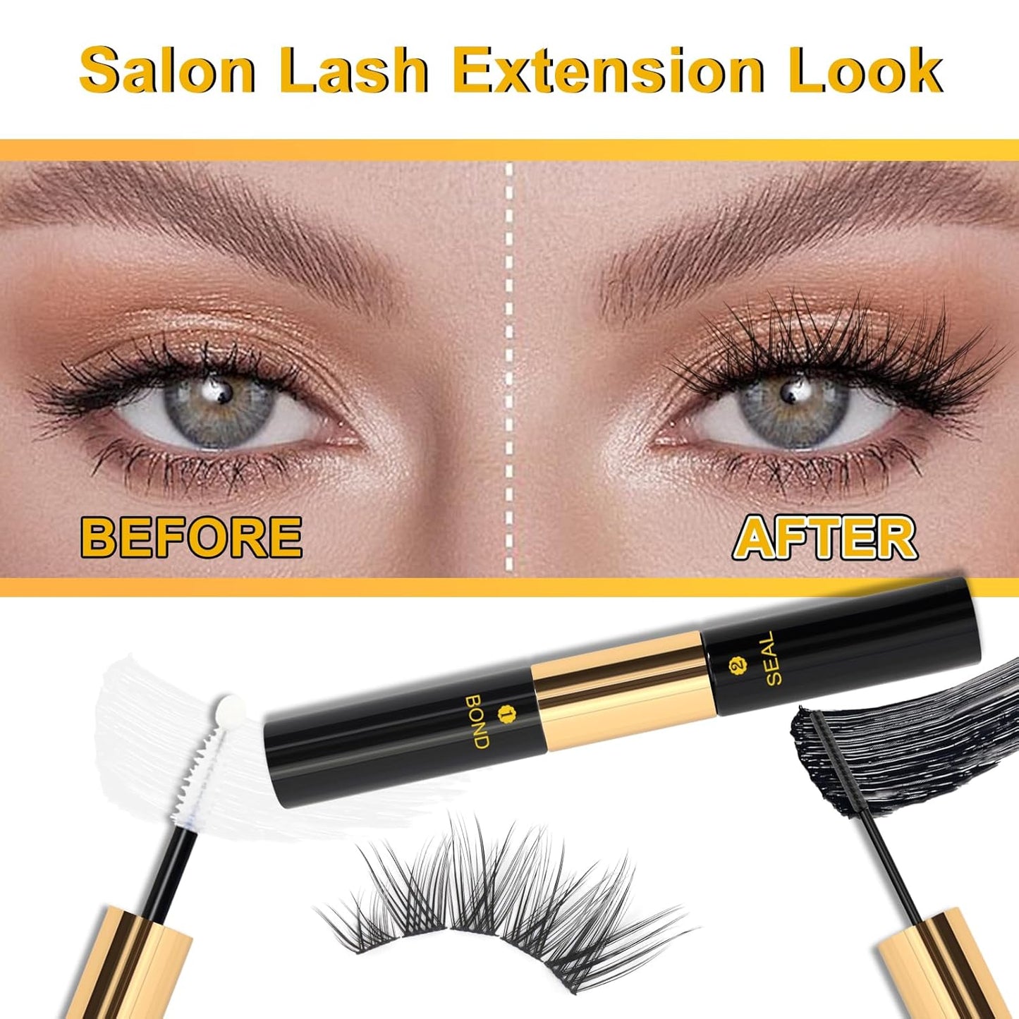 EMEDA 2-in-1 Lash Bond & Seal Cluster Lash Glue 11ml