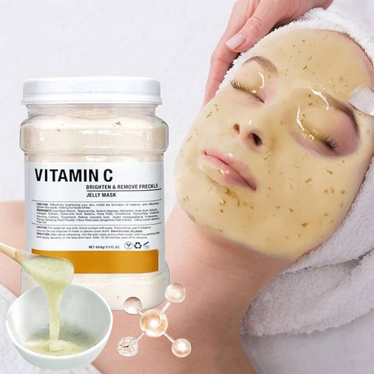 Masque Gelée Visage 650g | Vitamine C | Teint Unifié & Éclat