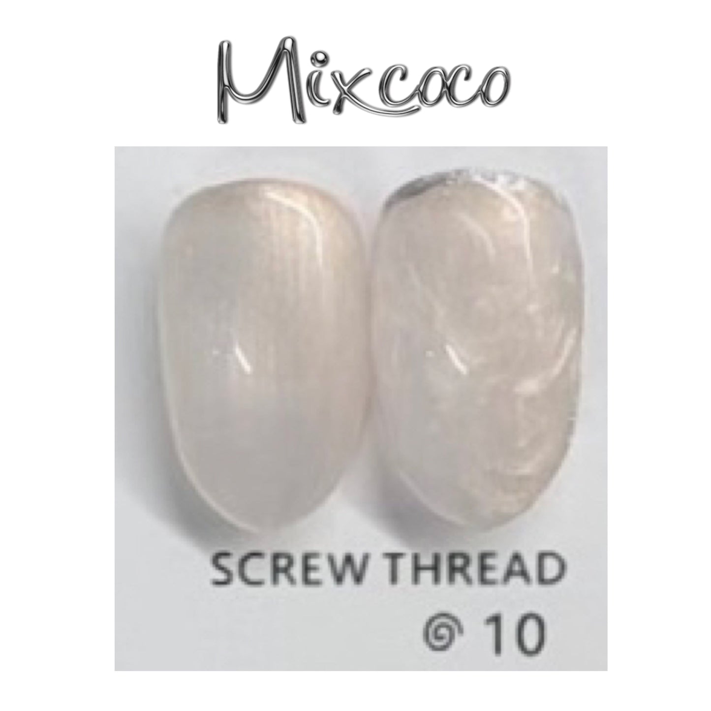 Mixcoco Soak-Off Gel Polish 15ml | Mermaid Collection | Screw Thread 10