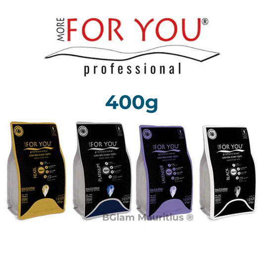MORE FOR YOU Lavender Seed Mask Hard Wax Beans 400g | 4-in-1 Smooth & Care Wax