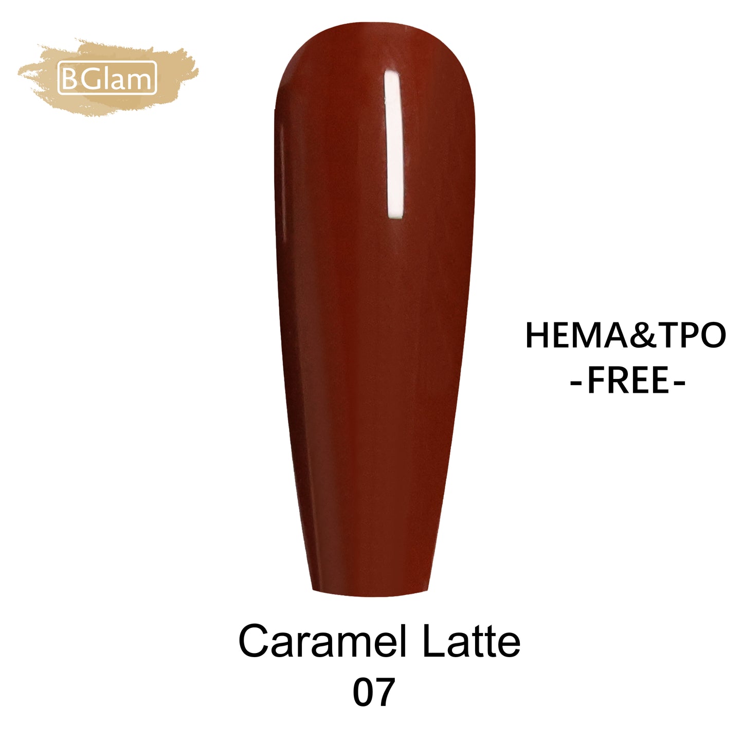 BGLAM Gel polish 15ml | Caramel Latte 07