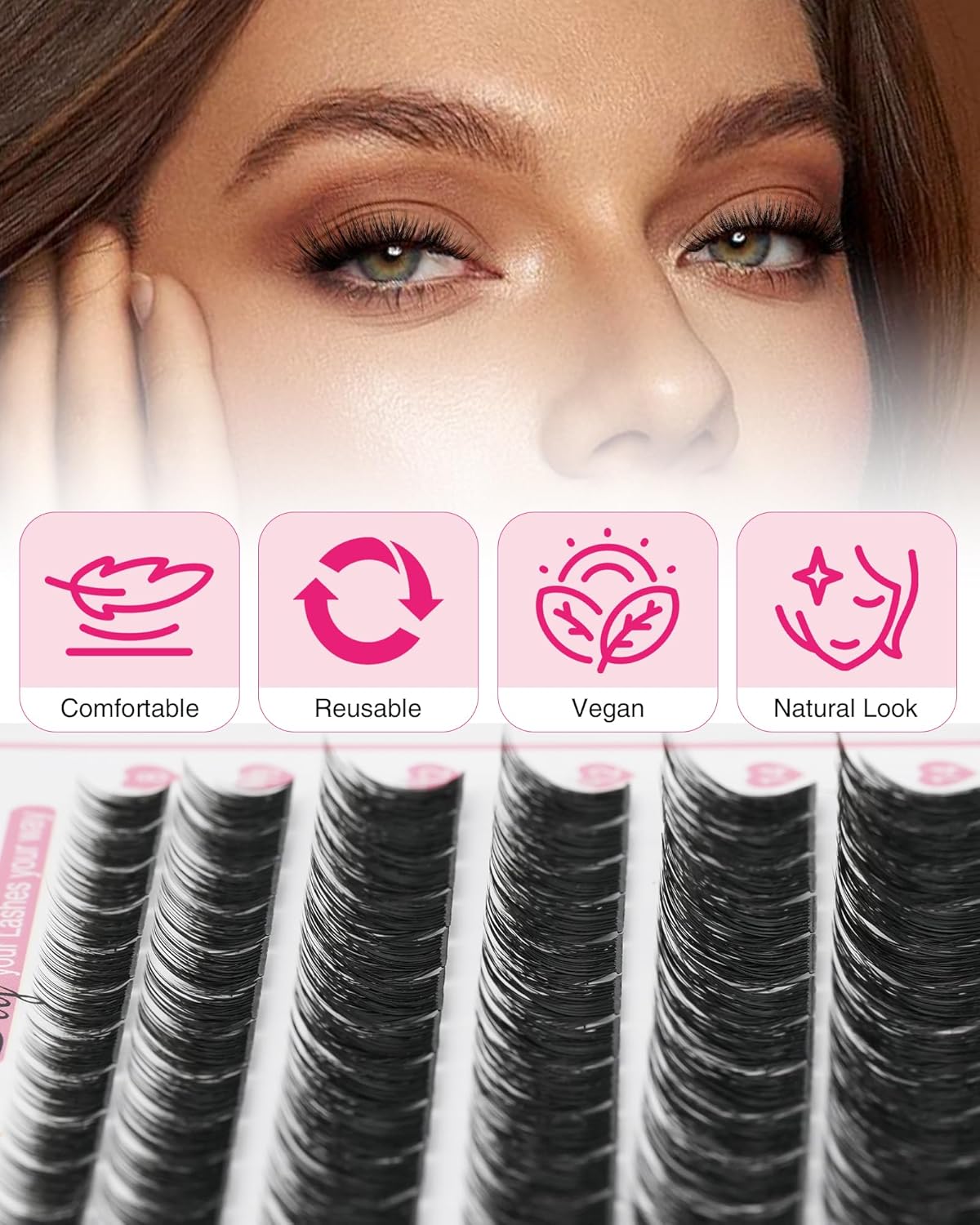 Wispy Eyelash Cluster Mix 8-16mm (DL11)