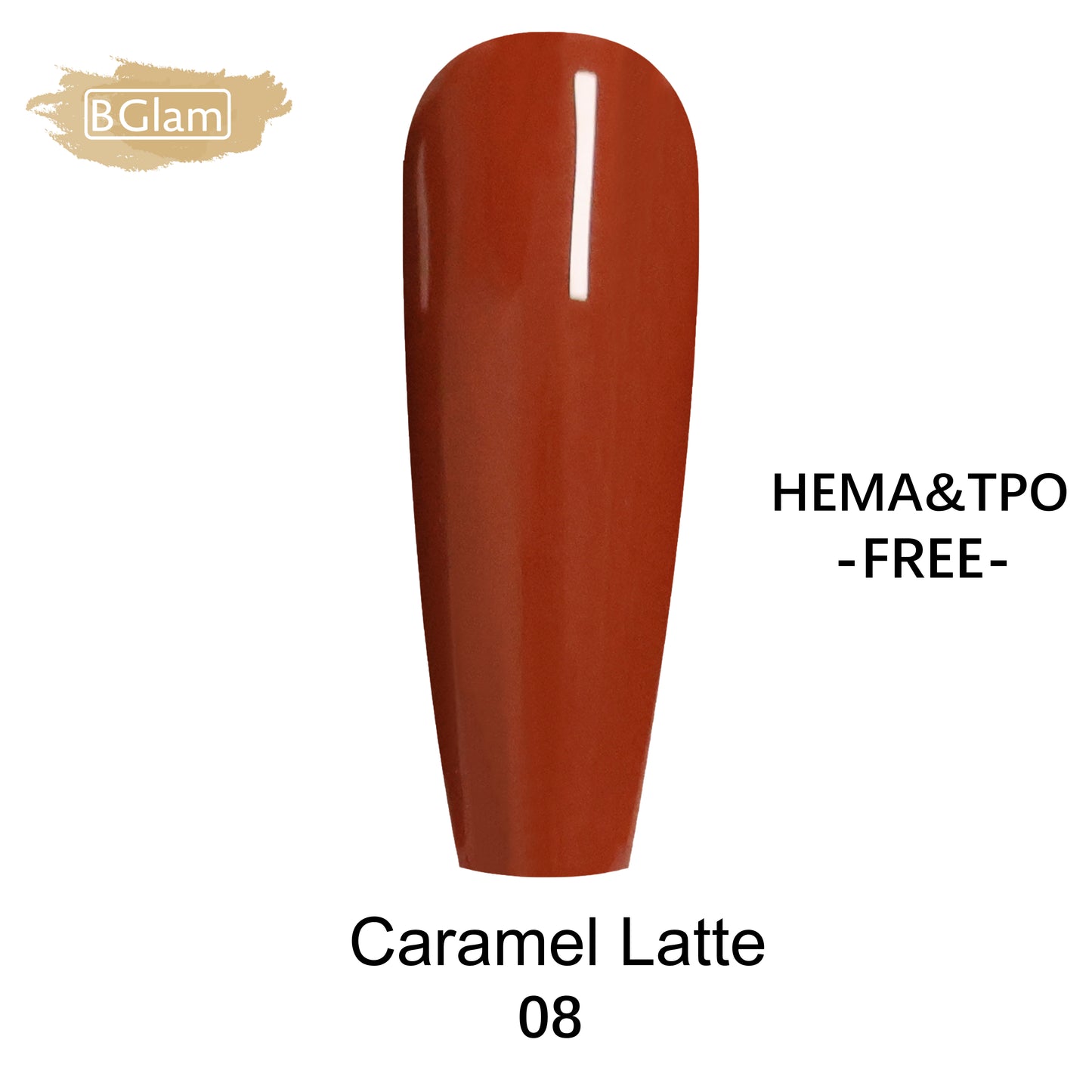 BGLAM Gel polish 15ml | Caramel Latte 08