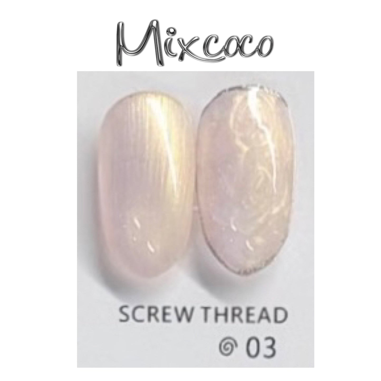Mixcoco Soak-Off Gel Polish 15ml | Mermaid Collection | Screw Thread 03