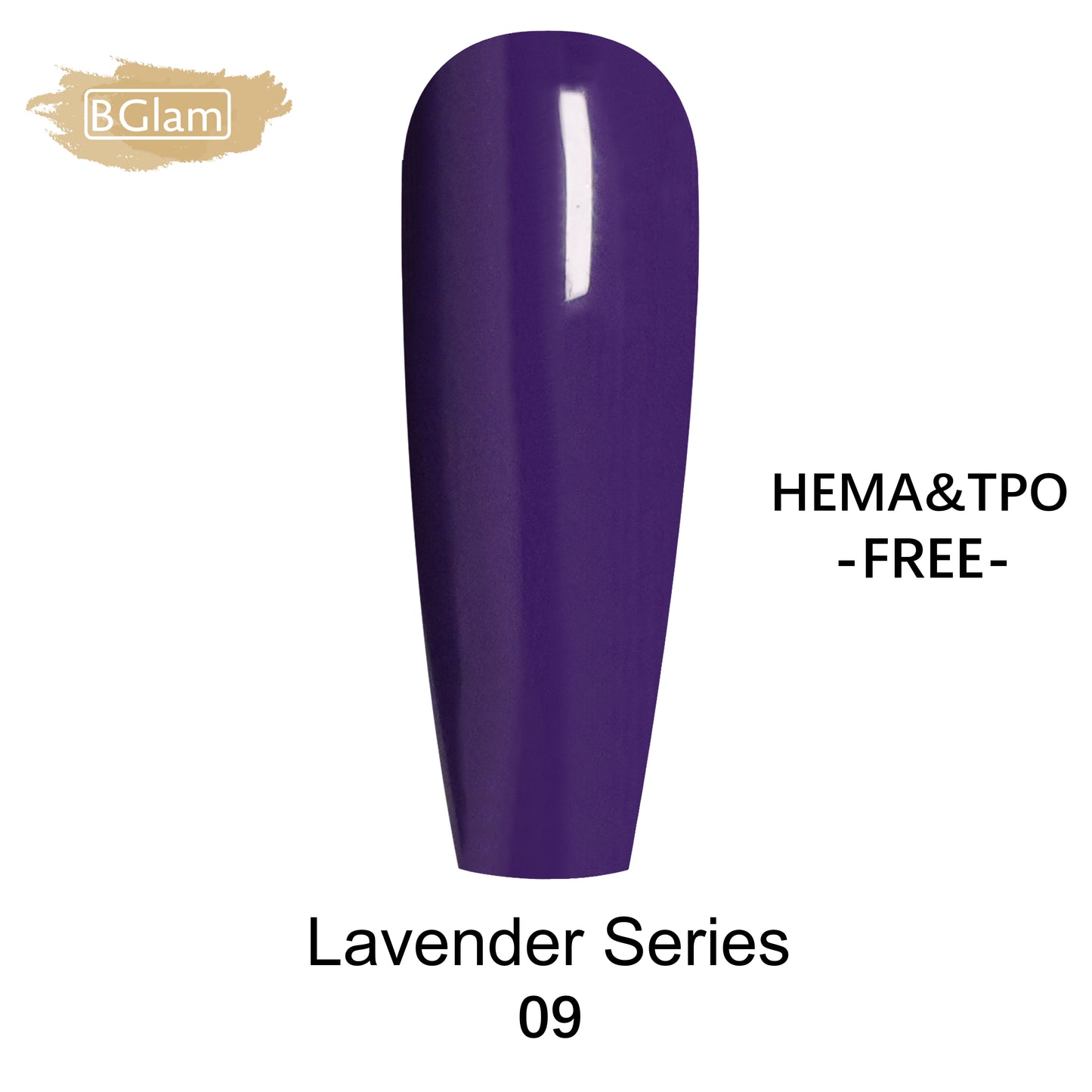 BGLAM Gel polish 15ml | Lavande 09