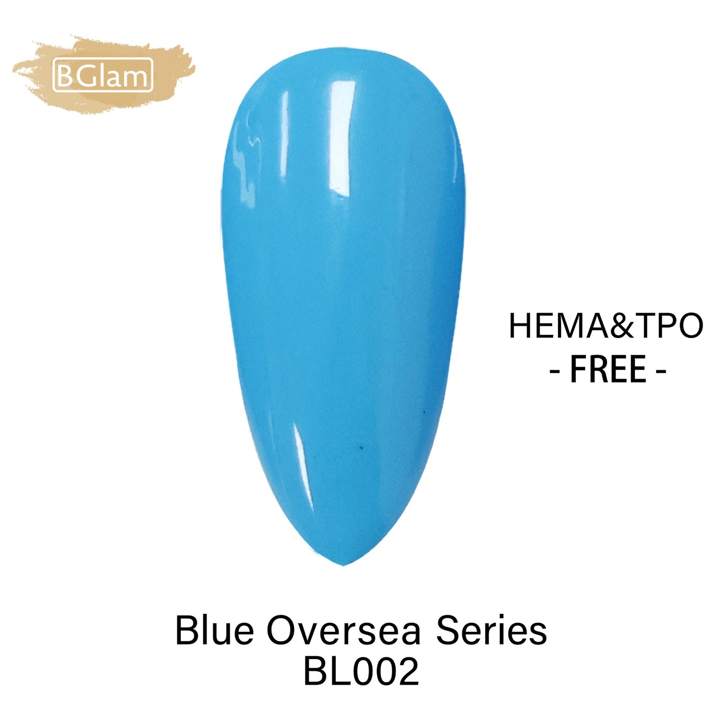 BGLAM Gel Polish 15ml | Bleu | BL002