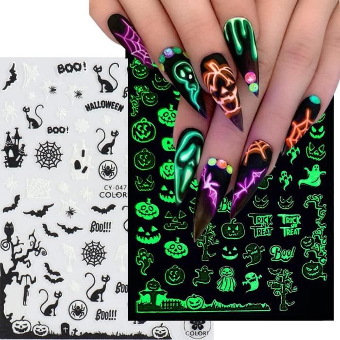 Nail Art Sticker | Fluorescent Halloween | CY048