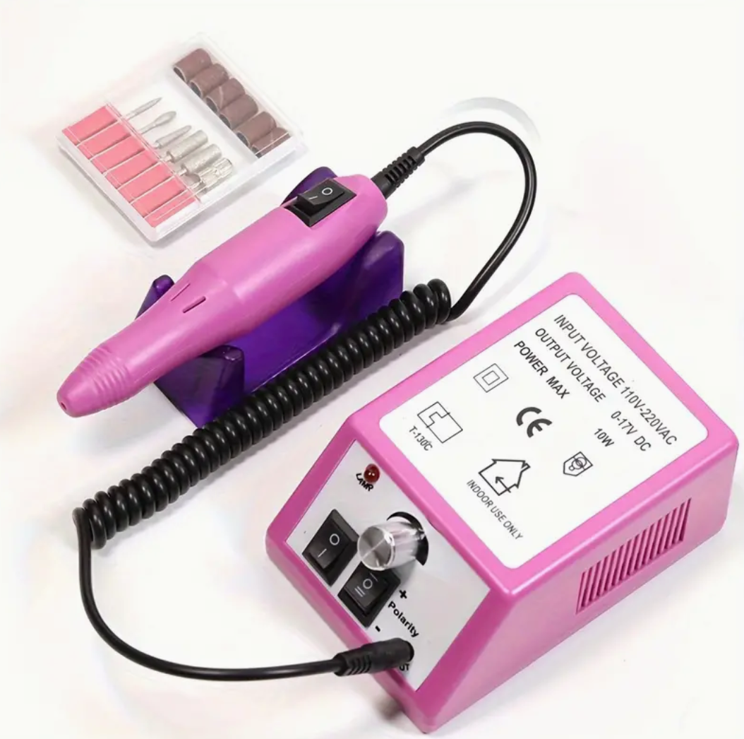 Mercedes 2000 Professional Nail Drill Machine 20, 000 RPM- Black, Silver or Pink