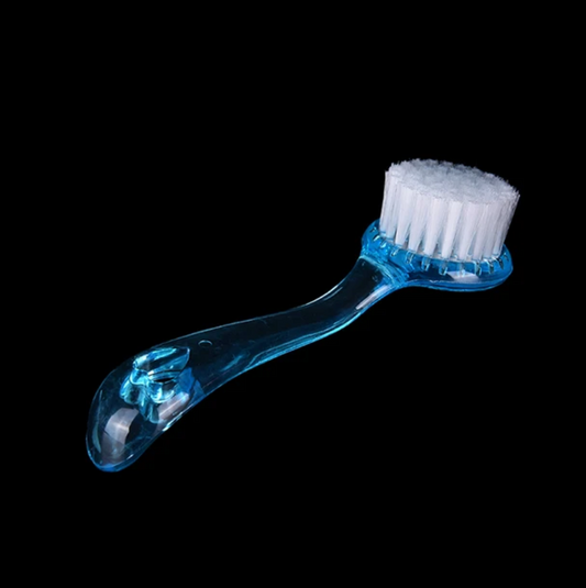 Brosse Nettoyante Exfoliante Ronde pour le Visage avec Manche Ergonomique