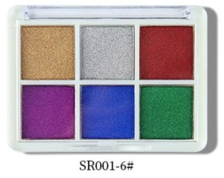 Magic Mirror Decoration Aurora Powder - 6 color palettes