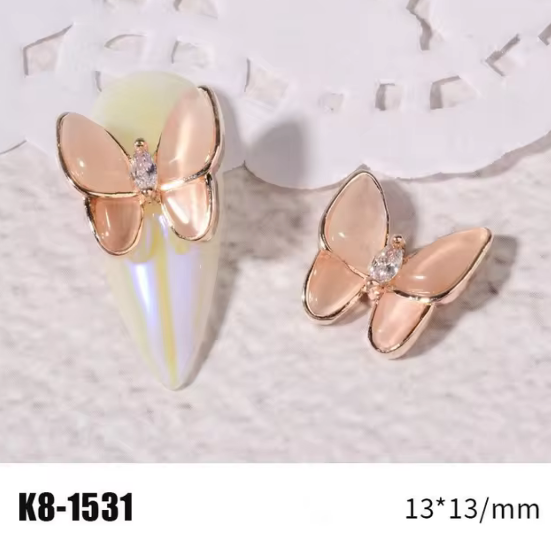 3D Nail Fashion Jewelry | Butterfly Style | Sold by the piece