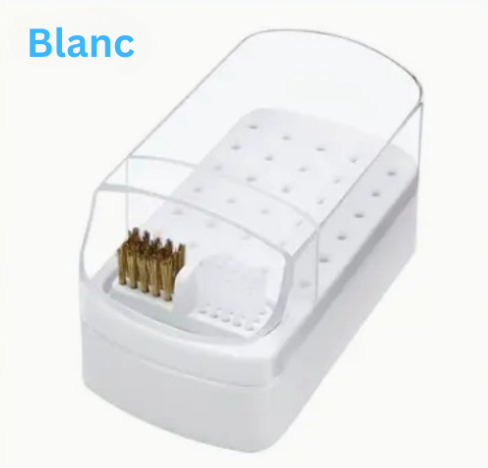 Nail Drill Bit Cleaning & Storage Box | 30 Storage holes