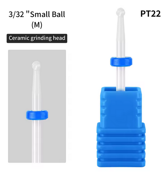 Ceramic Nail Drill Bit 3/32 - Small Ball