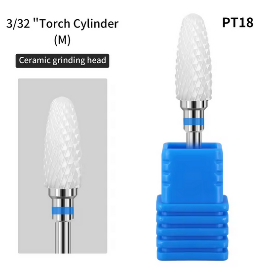 Ceramic Nail Drill Bit 3/32 - Flame ST