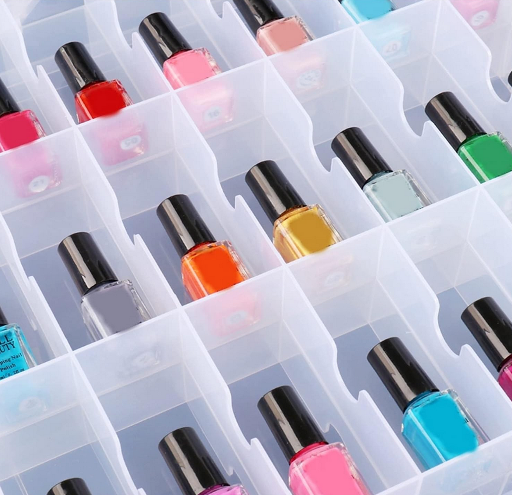 48-Cell Nail Polish Storage Box