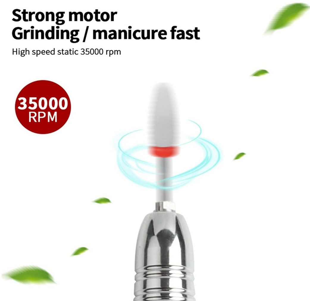 Electric Nail Drill Machine - 35000 RPM - Non Portable