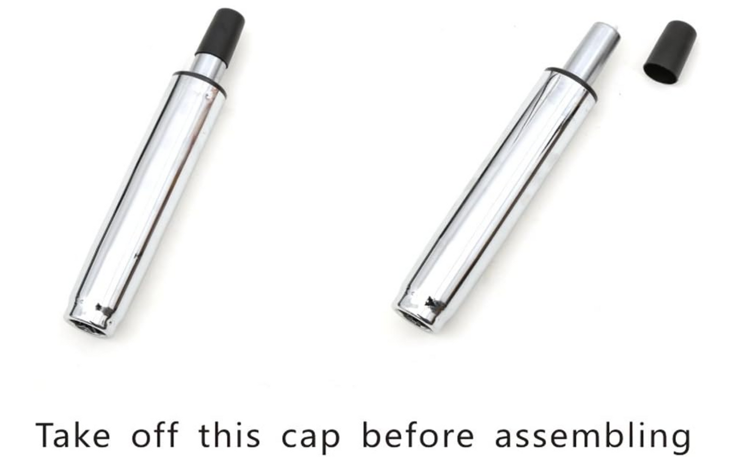 White Adjustable Stool on wheels with footrest & backrest | Round