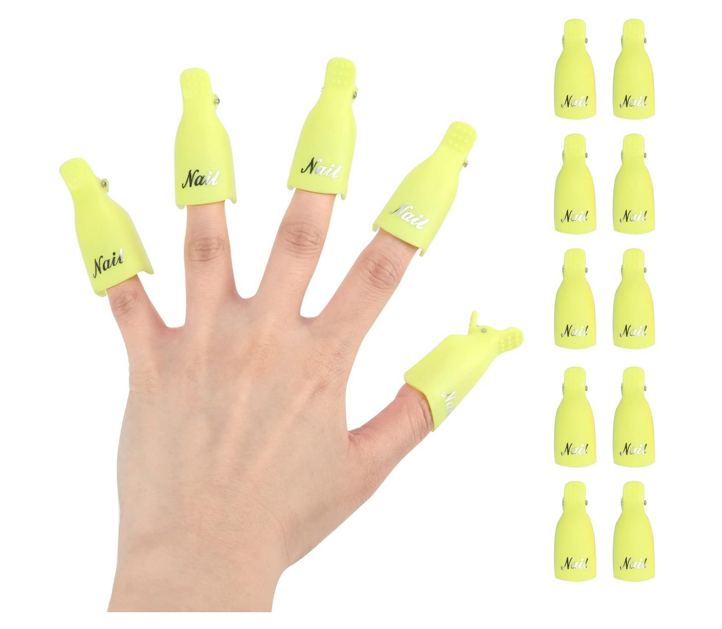 Reusable Gel Polish Remover Soak Off Clips 10 pcs/set