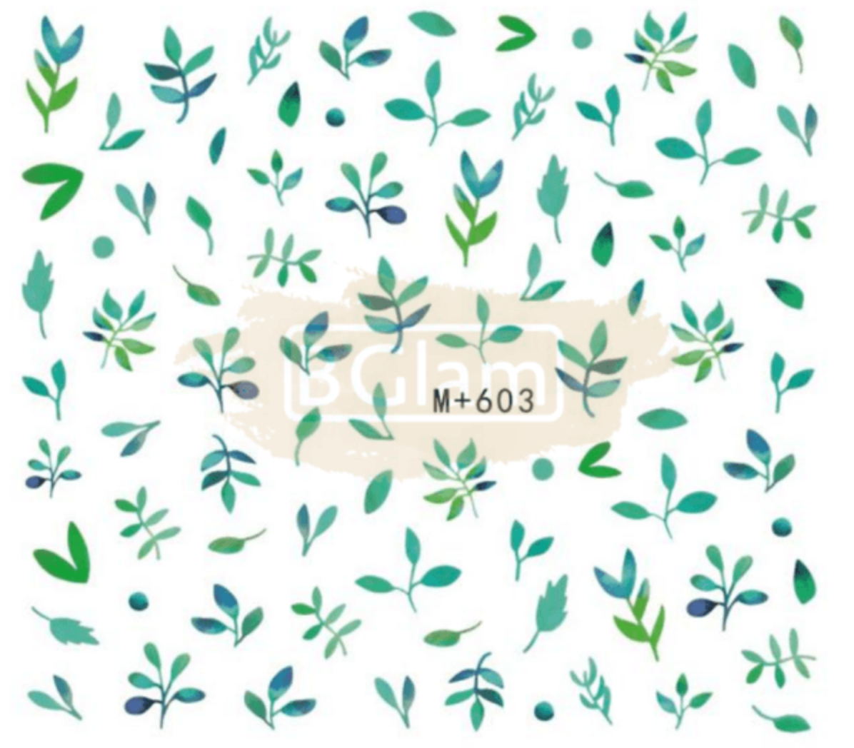 Nail Art Water Decal Stickers - M+603