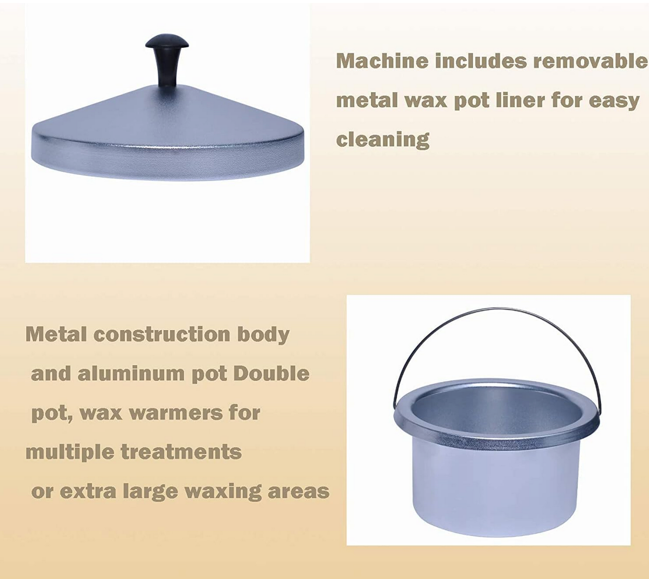 Chauffe-cire professionnel - Noir